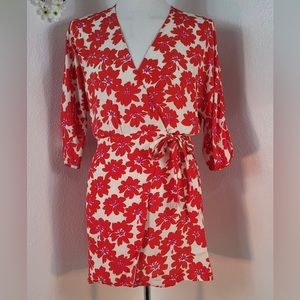 Zara Floral Wrap Dress